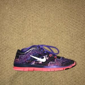 Women’s Nike Free TR Fit 4 Pink and Purple Size 6